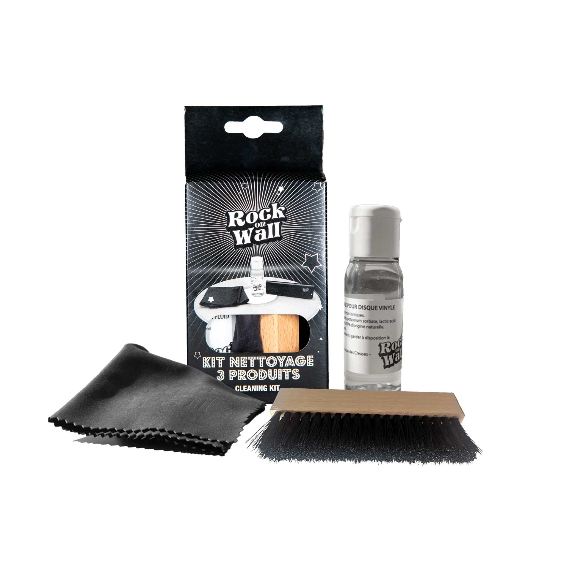 ◉ Kit Nettoyant Premium 3 produits pour platine Vinyle